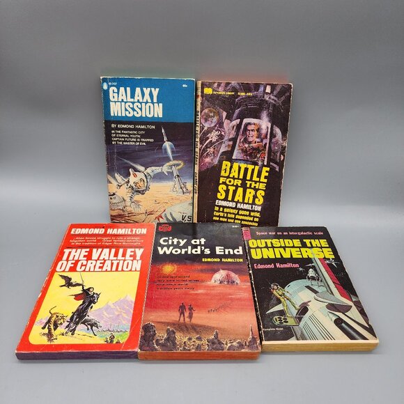 Lot of 5 Vintage Sci-Fi Books by Edmond Hamilton - Classic Pulp Fiction - Picture 5 of 6